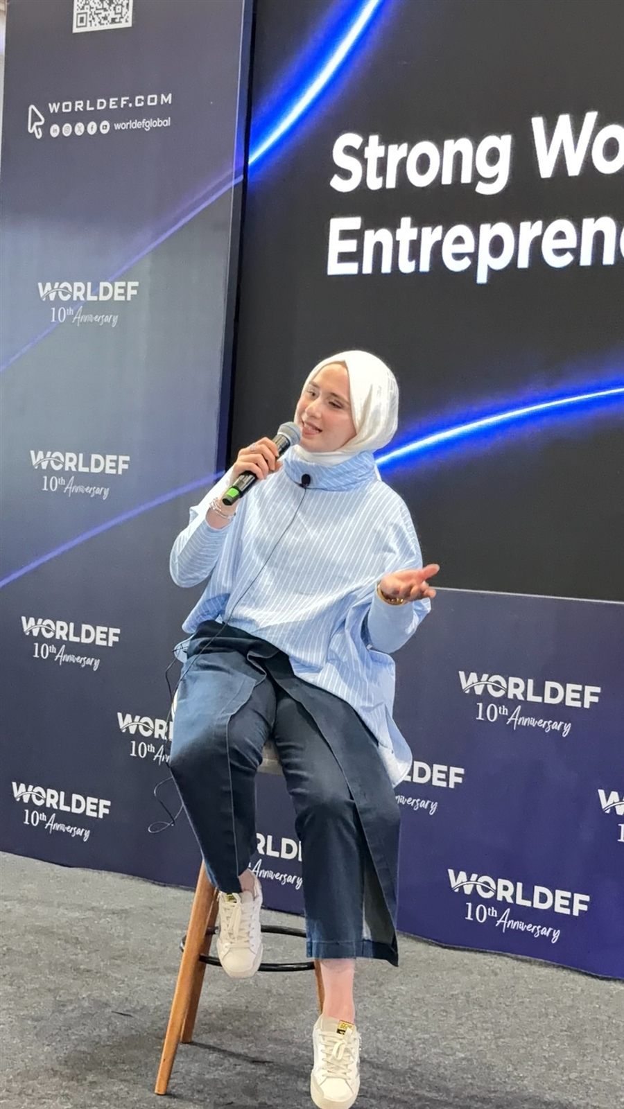 Zülal Uçar, WORLDEF İstanbul 2026 sahnesinde